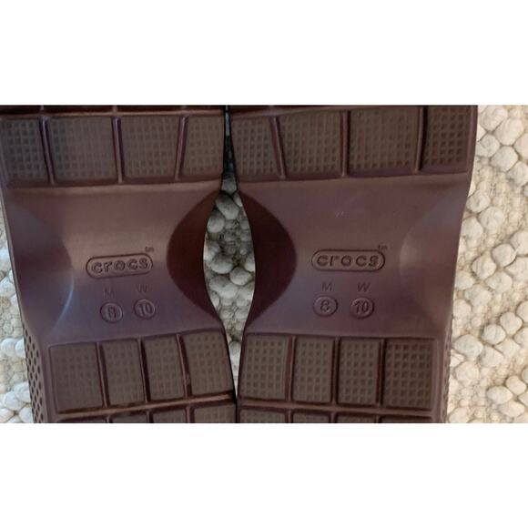 Crocs Women's Stomp Slide Mocha Brown Women Size 10 - Picture 8 of 10